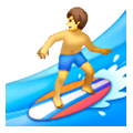Émoji 🏄‍♂️ Surfeur sur Samsung One UI 6.1.