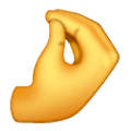 🤌 Emoji zusammengedrückte Finger Samsung One UI 6.1.