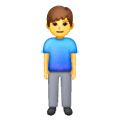 🧍‍♂️ Emoji Homem Em Pé na Samsung One UI 6.1.