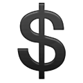 Emoji 💲 Dollaro su Samsung One UI 6.1.
