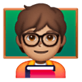 🧑🏽‍🏫 Emoji Profesor: Tono De Piel Medio en Samsung One UI 6.1.