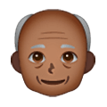 👴🏾 Emoji Homem Idoso: Pele Morena Escura na Samsung One UI 6.1.