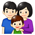 Émoji 👪🏻 Famille, Peau Claire sur Samsung One UI 6.1.