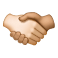 🫱🏻‍🫲🏽 Emoji Aperto De Mão: Pele Clara, Pele Morena na Samsung One UI 6.1.