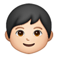 Emoji 🧒🏻 Bimbo: Carnagione Chiara su Samsung One UI 6.1.
