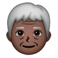 🧓🏿 Emoji Persona Adulta Madura: Tono De Piel Oscuro en Samsung One UI 6.1.