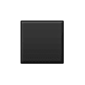 ◾ Emoji Cuadrado Negro Mediano-pequeño en Samsung One UI 6.1.