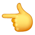 Emoji 👈 Indice Verso Sinistra su Samsung One UI 6.1.
