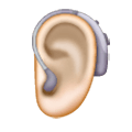🦻🏻 Emoji Ohr mit Hörhilfe: helle Hautfarbe Samsung One UI 6.1.