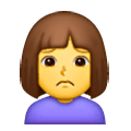🙍‍♀️ Emoji Mujer Frunciendo El Ceño en Samsung One UI 6.1.