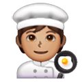 Emoji 🧑🏽‍🍳 Persona Che Cucina: Carnagione Olivastra su Samsung One UI 6.1.