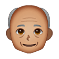 Émoji 👴🏽 Homme âgé : Peau Légèrement Mate sur Samsung One UI 6.1.