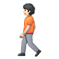🚶🏻 Emoji Persona Caminando: Tono De Piel Claro en Samsung One UI 6.1.