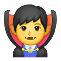 🧛‍♂️ Emoji Vampiro Hombre en Samsung One UI 6.1.