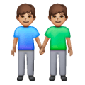 Emoji 👬🏽 Due Uomini Che Si Tengono Per Mano: Carnagione Olivastra su Samsung One UI 6.1.