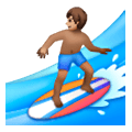 Émoji 🏄🏽‍♂️ Surfeur : Peau Légèrement Mate sur Samsung One UI 6.1.