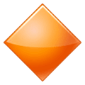 🔶 Emoji Rombo Naranja Grande en Samsung One UI 6.1.