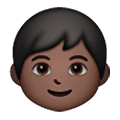 🧒🏿 Emoji Criança: Pele Escura na Samsung One UI 6.1.