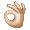 Emoji 👌🏼 Mano Che Fa OK: Carnagione Abbastanza Chiara su Samsung One UI 6.1.