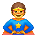 Émoji 🦸 Super-héros sur Samsung One UI 6.1.