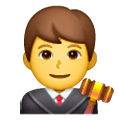 Emoji 👨‍⚖️ Giudice Uomo su Samsung One UI 6.1.