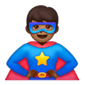 Homem Super-herói: Pele Morena Escura Samsung One UI 6.1.
