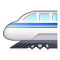 Émoji 🚅 Train à Grande Vitesse sur Samsung One UI 6.1.
