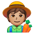 🧑🏽‍🌾 Emoji Agricultor: Pele Morena na Samsung One UI 6.1.