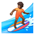 🏄🏾 Emoji Persona Haciendo Surf: Tono De Piel Oscuro Medio en Samsung One UI 6.1.