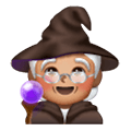 Emoji 🧙🏽‍♀️ Maga: Carnagione Olivastra su Samsung One UI 6.1.