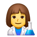 Emoji 👩‍🔬 Scienziata su Samsung One UI 6.1.