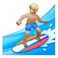 Émoji 🏄🏼‍♂️ Surfeur : Peau Moyennement Claire sur Samsung One UI 6.1.