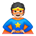 Émoji 🦸🏻 Super-héros : Peau Claire sur Samsung One UI 6.1.