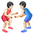 🤼🏻‍♂️ Emoji Hombres Luchando, Tono De Piel Claro en Samsung One UI 6.1.