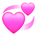 Émoji 💞 Cœurs Qui Tournent sur Samsung One UI 6.1.