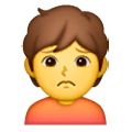 🙍 Emoji Persona Frunciendo El Ceño en Samsung One UI 6.1.