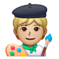 🧑🏼‍🎨 Emoji Künstler(in): mittelhelle Hautfarbe Samsung One UI 6.1.