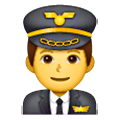 👨‍✈️ Emoji Piloto De Avião Homem na Samsung One UI 6.1.