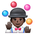 🤹🏿‍♂️ Emoji Jongleur: dunkle Hautfarbe Samsung One UI 6.1.