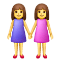 Émoji 👭 Deux Femmes Se Tenant La Main sur Samsung One UI 6.1.