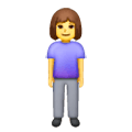 🧍‍♀️ Emoji Mujer De Pie en Samsung One UI 6.1.