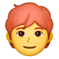 Émoji 🧑‍🦰 Adulte : Cheveux Roux sur Samsung One UI 6.1.