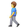🚶‍♂️ Emoji Fußgänger Samsung One UI 6.1.