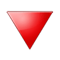 🔻 Emoji rotes Dreieck mit der Spitze nach unten Samsung One UI 6.1.