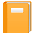 📙 Emoji orangefarbenes Buch Samsung One UI 6.1.