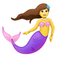 Emoji 🧜‍♀️ Sirena Donna su Samsung One UI 6.1.
