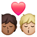 🧑🏾‍❤️‍💋‍🧑🏼 Emoji Beso: Persona, Persona, Tono De Piel Oscuro Medio, Tono De Piel Claro Medio en Samsung One UI 6.1.