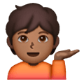 💁🏾 Emoji Persona De Mostrador De Información: Tono De Piel Oscuro Medio en Samsung One UI 6.1.