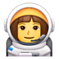 Émoji 👩‍🚀 Astronaute Femme sur Samsung One UI 6.1.