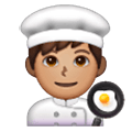 👨🏽‍🍳 Emoji Cocinero: Tono De Piel Medio en Samsung One UI 6.1.